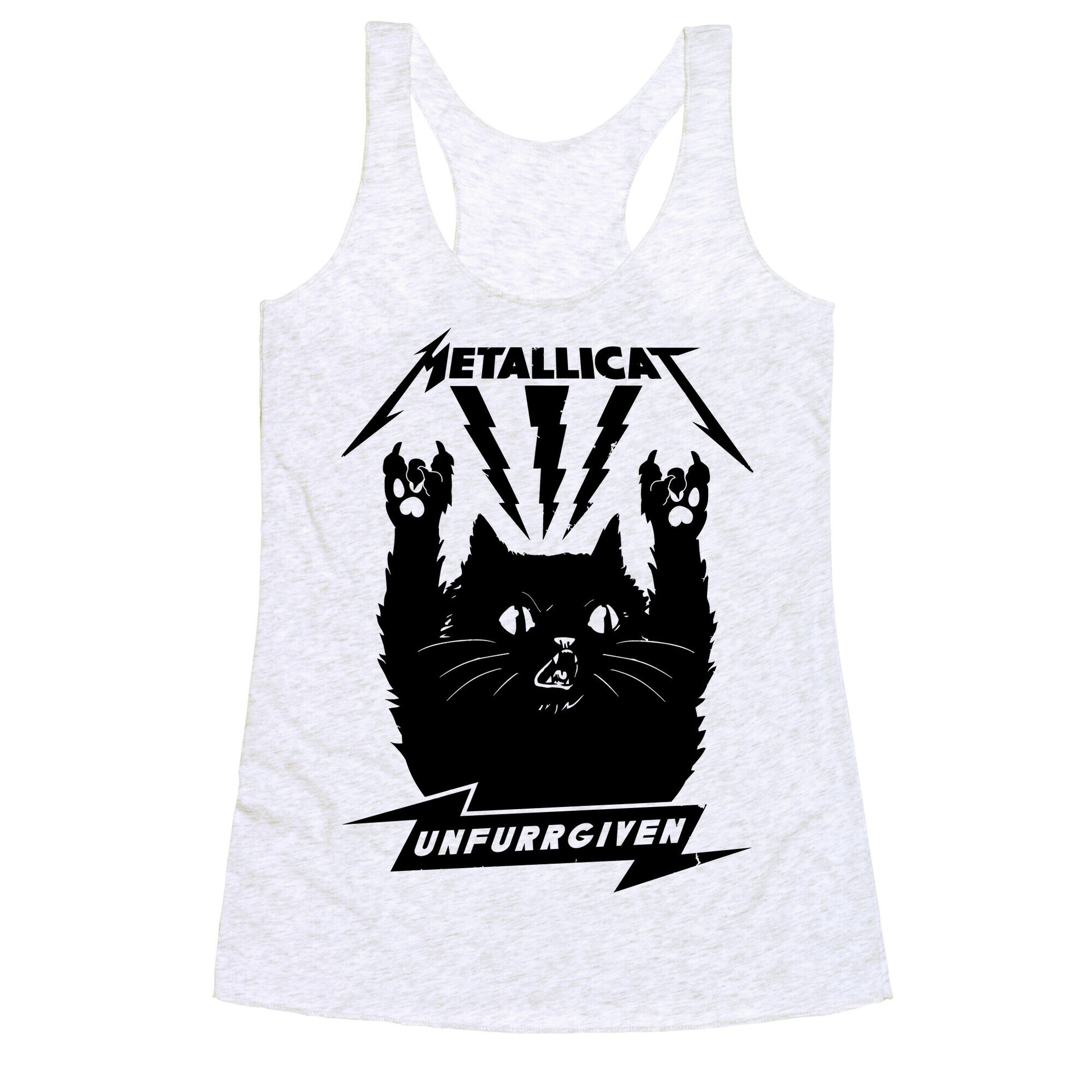 Metallicat Unfurrgiven Black Edition Racerback Tank