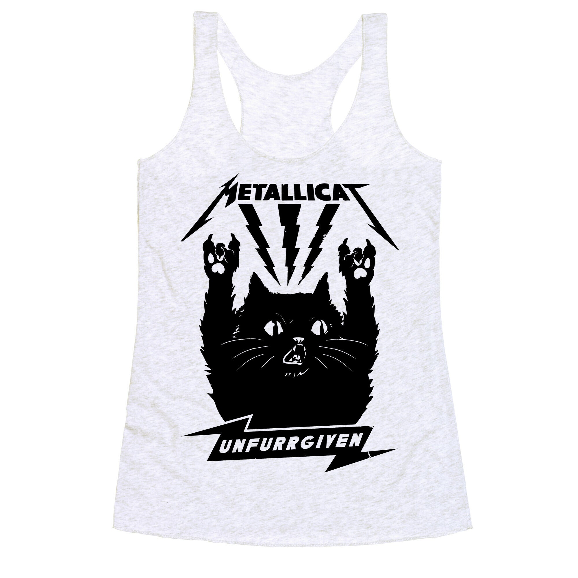 Metallicat Unfurrgiven Black Edition Racerback Tank