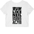Run Like Neil Patric Harris is Waiting at the Finish Line Graphic Baby Tee