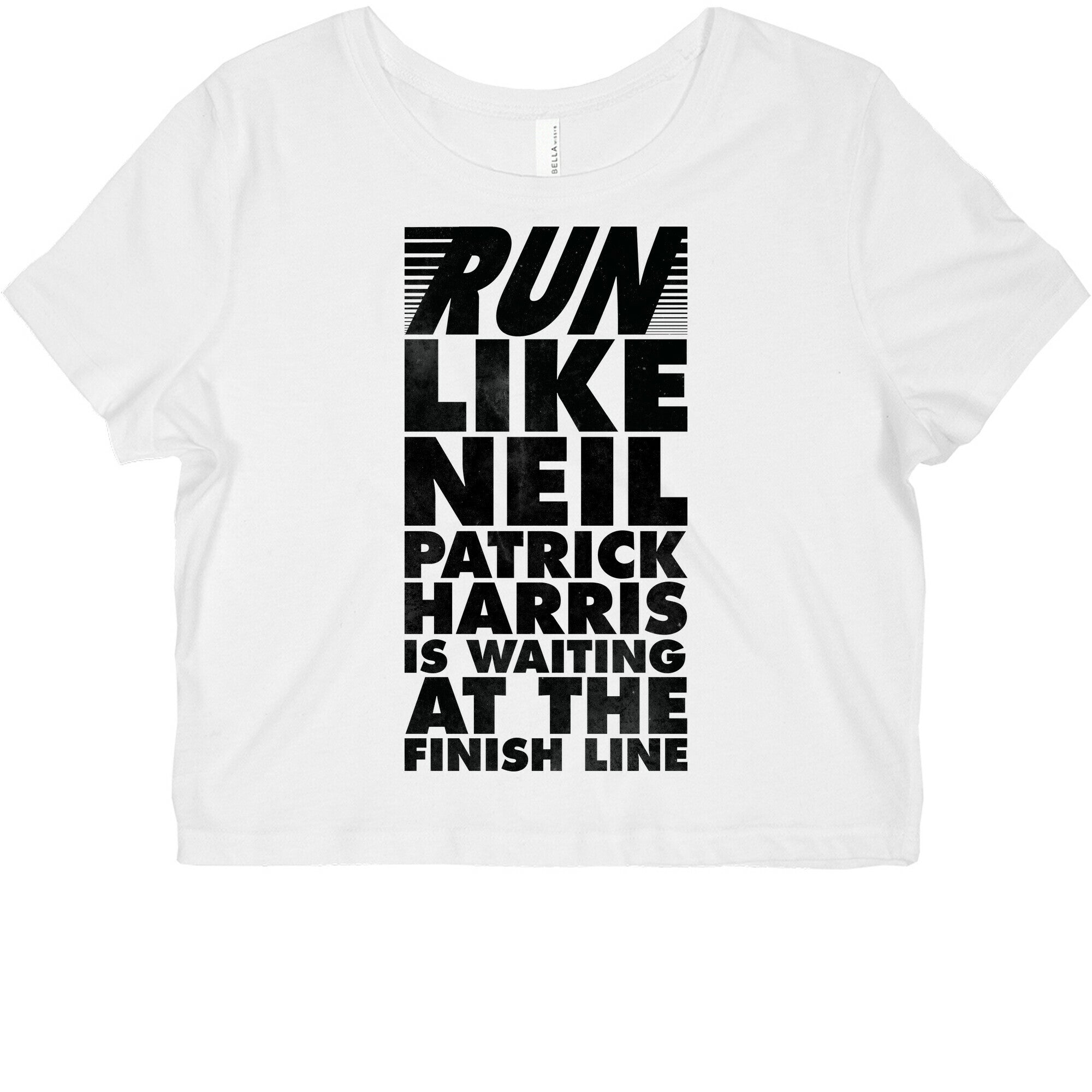 Run Like Neil Patric Harris is Waiting at the Finish Line Graphic Baby Tee