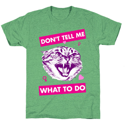 Don't Tell Me What To Do Unisex Triblend Tee