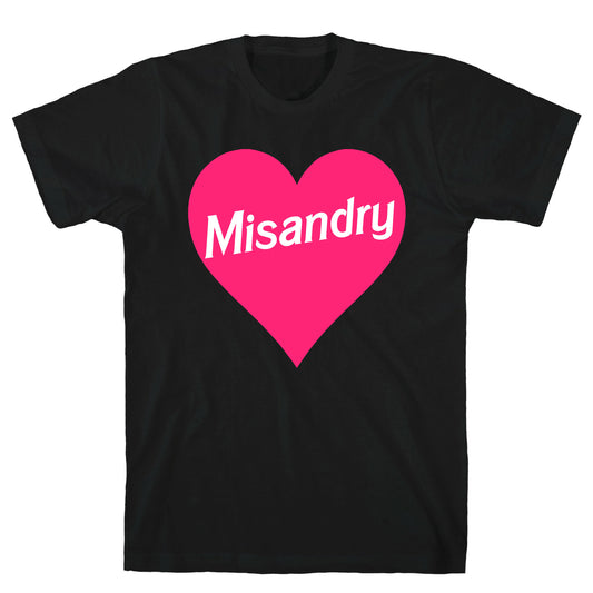 Misandry Heart T-Shirt