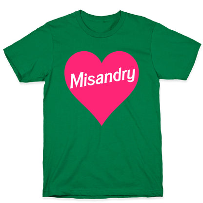 Misandry Heart T-Shirt