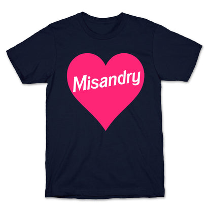 Misandry Heart T-Shirt