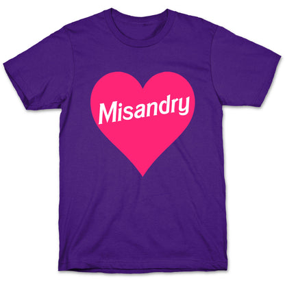Misandry Heart T-Shirt