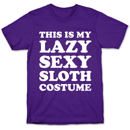 This Is My Lazy Sexy Sloth Costume T-Shirt