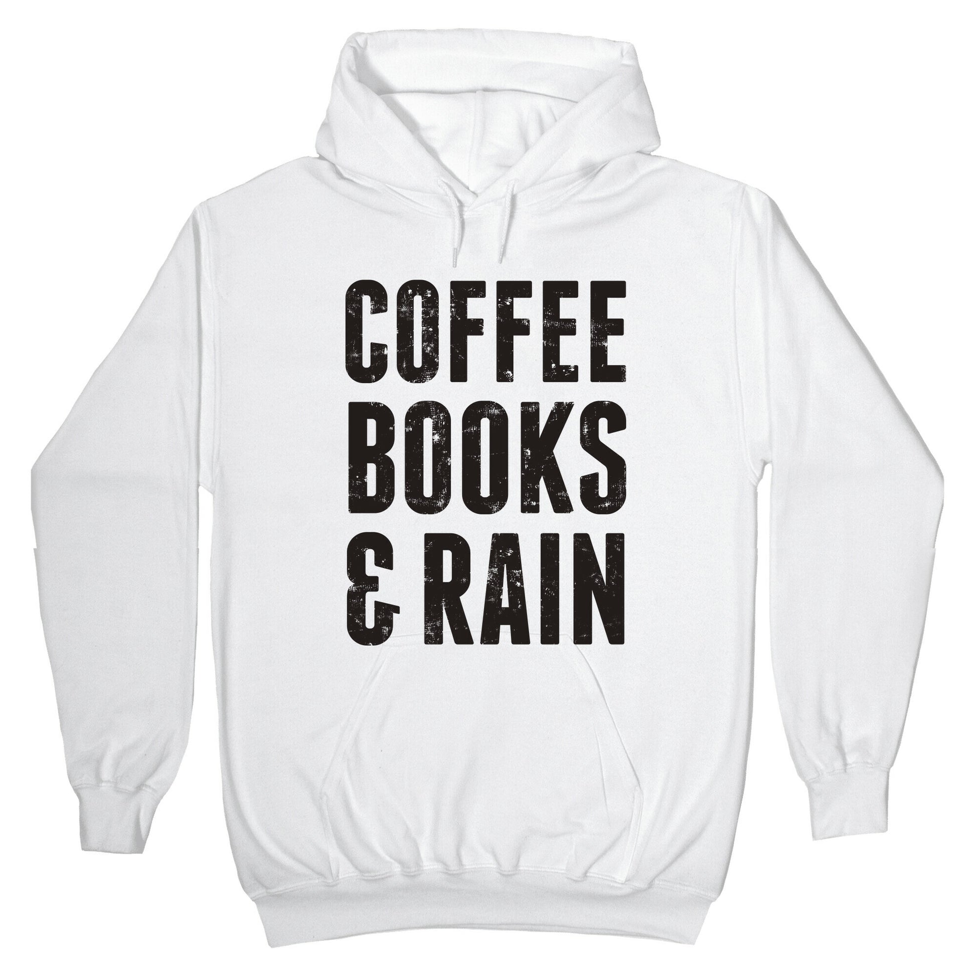 Coffee Books & Rain (Vintage) Hoodie