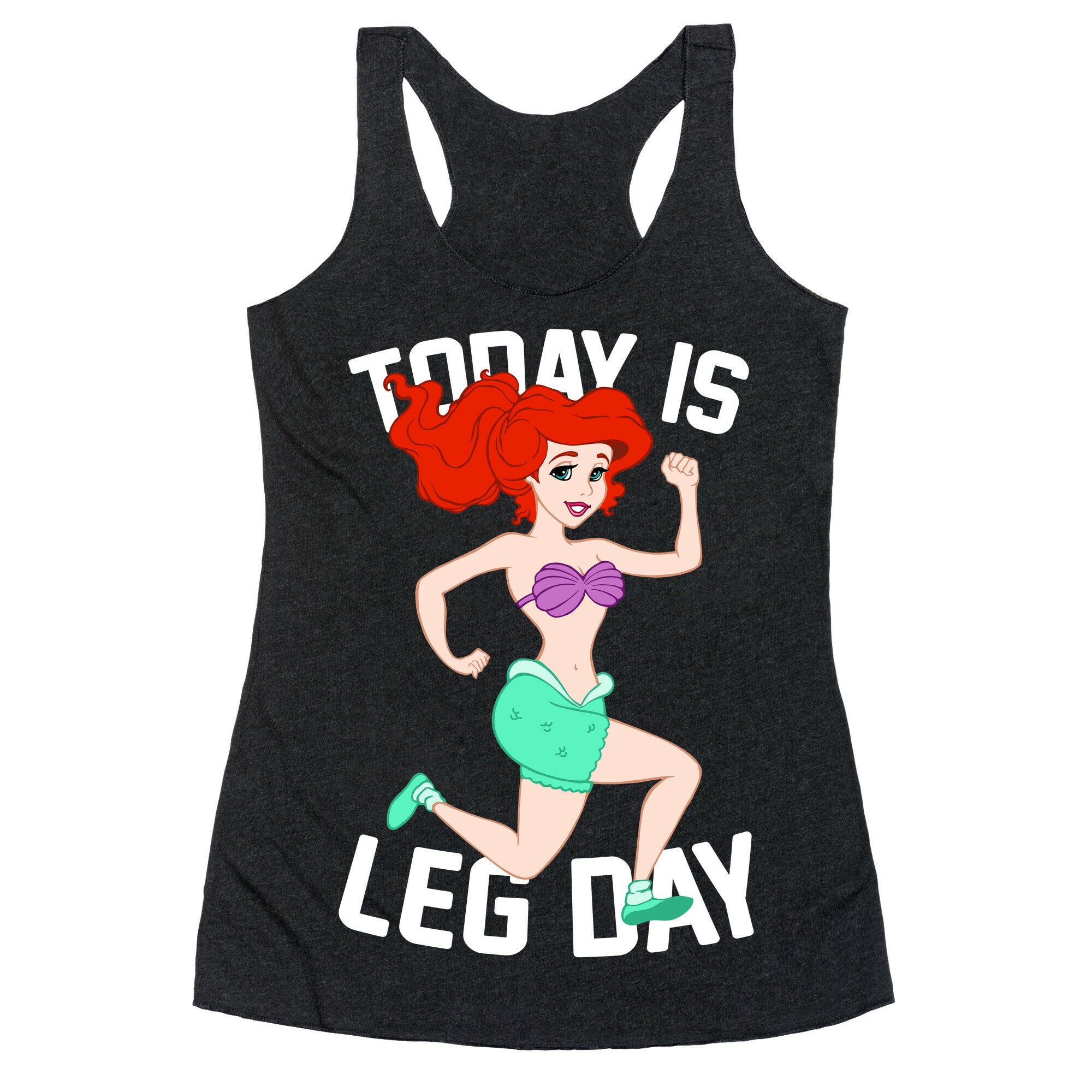 Today Is Leg Day Racerback Tank