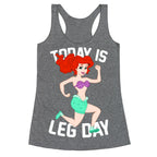 Today Is Leg Day Racerback Tank
