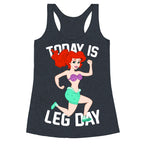 Today Is Leg Day Racerback Tank