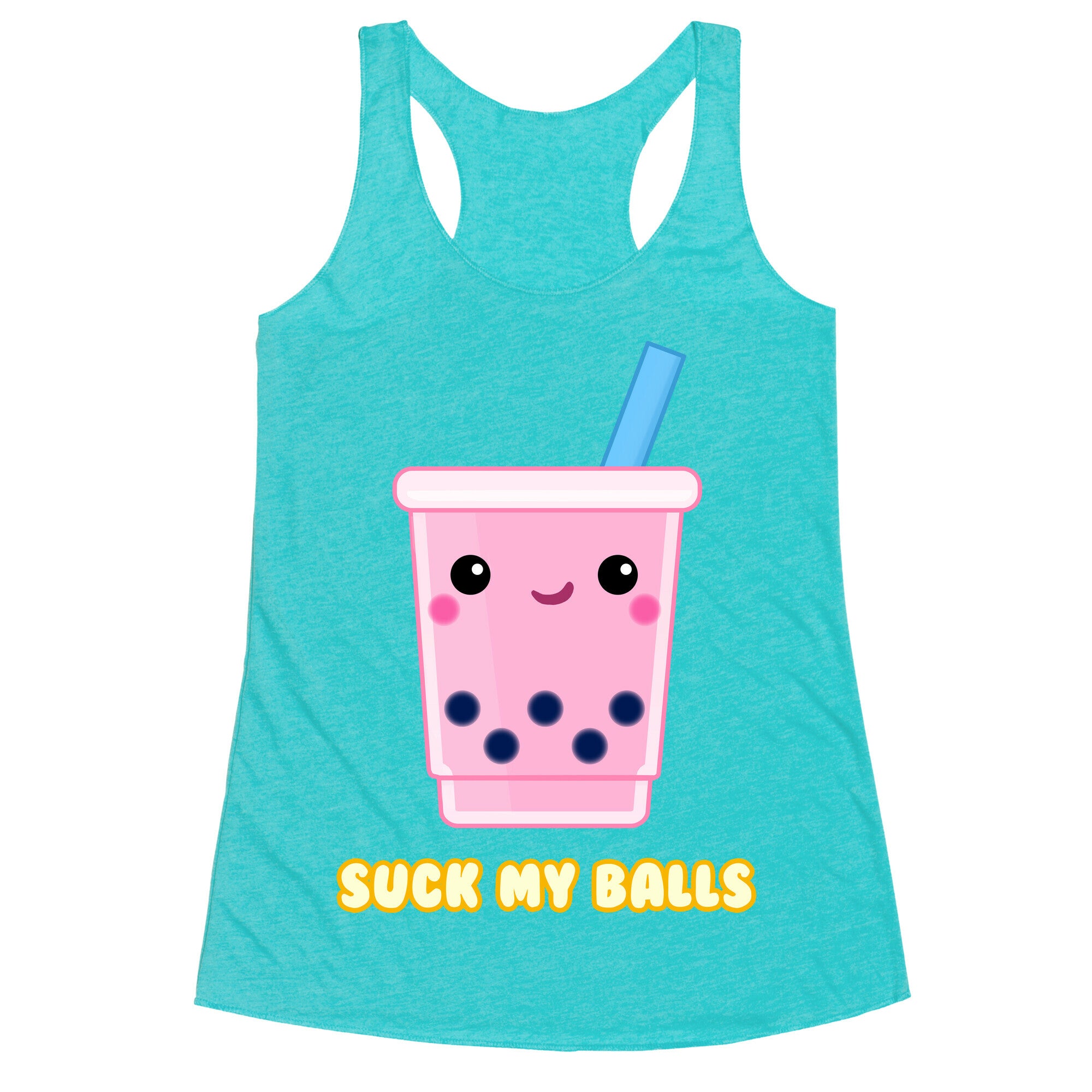 Suck My Balls Racerback Tank