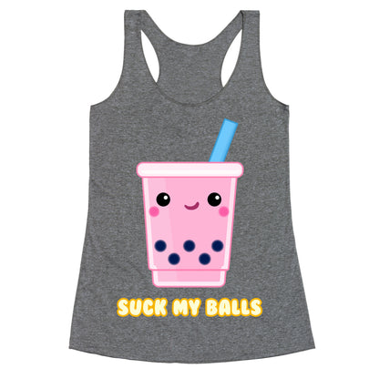 Suck My Balls Racerback Tank