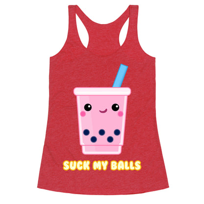 Suck My Balls Racerback Tank