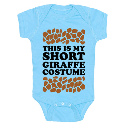 Short Giraffe Costume Baby One Piece