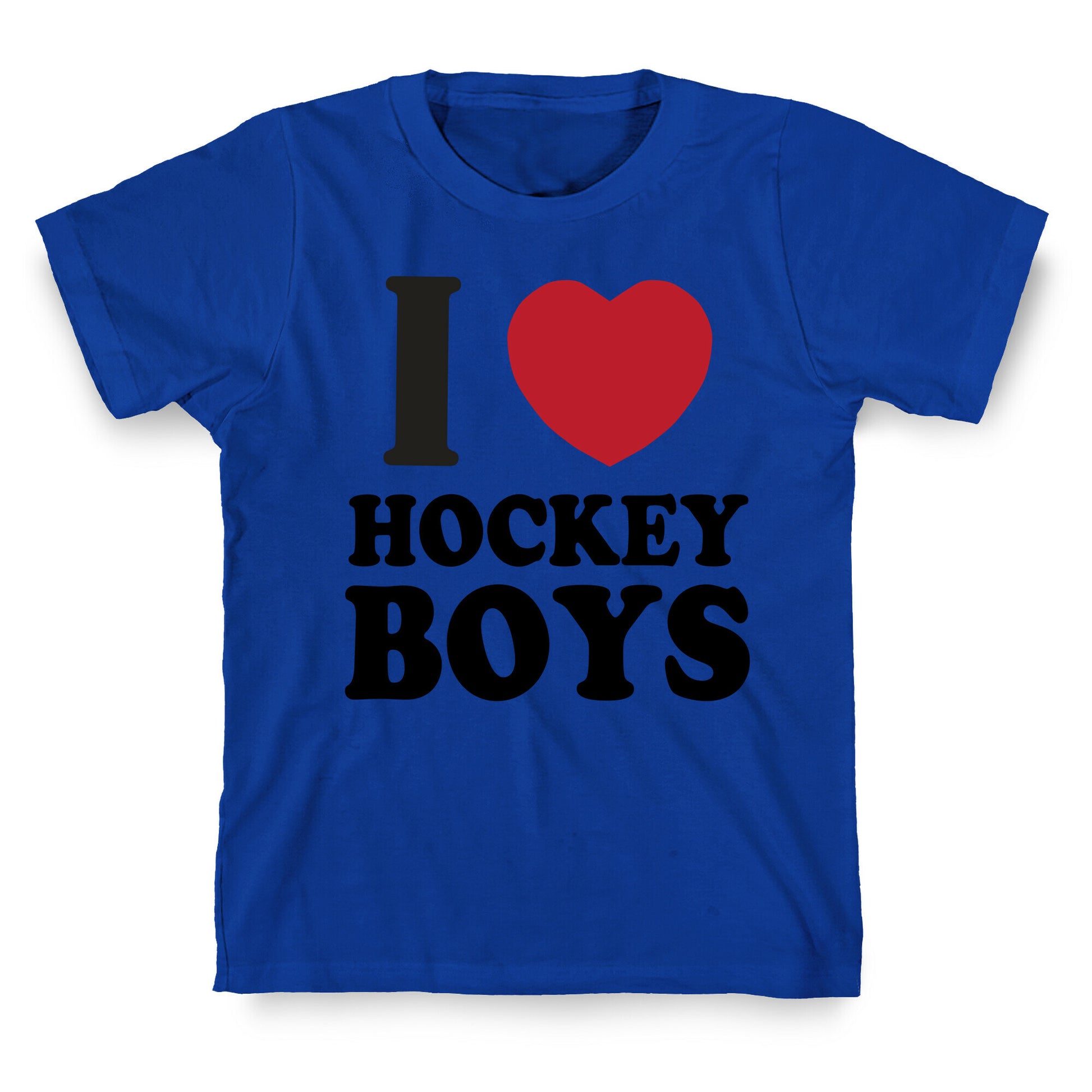 I Love Hockey Boys T-Shirt