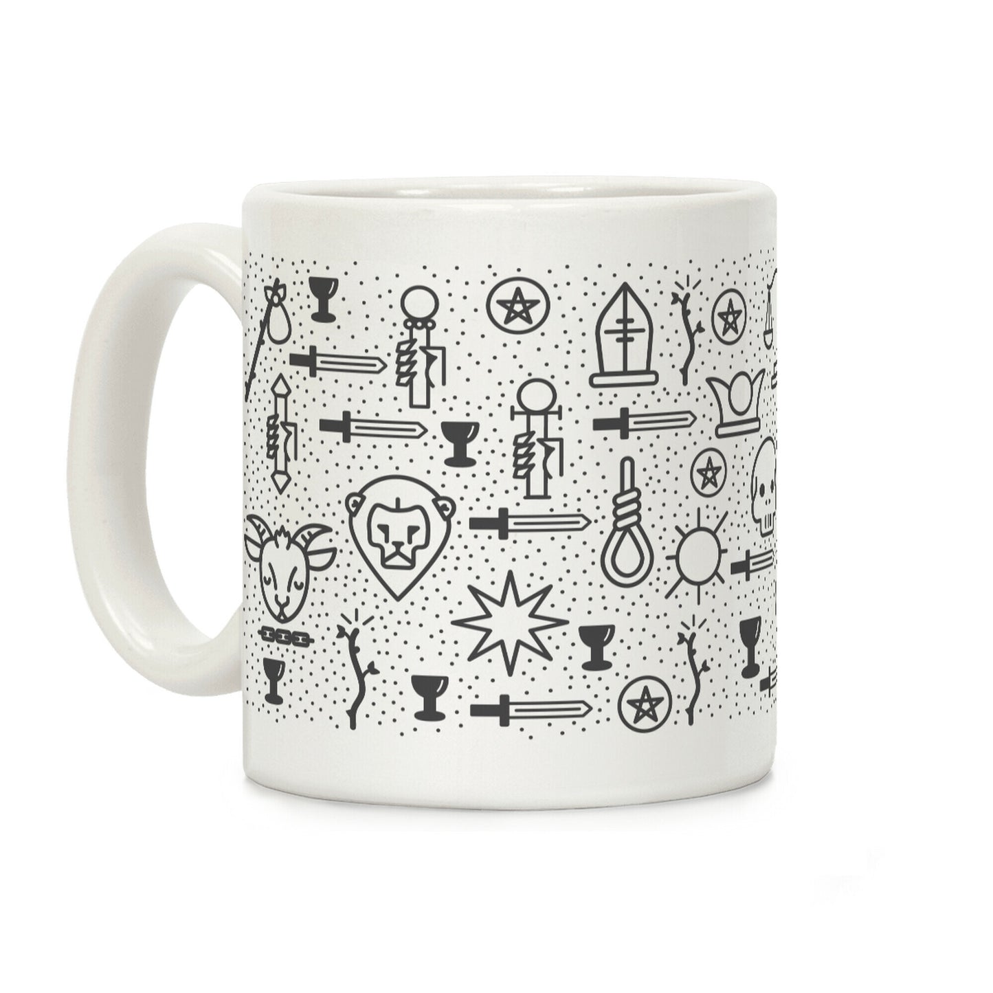 Tarot Card Pattern Coffee Mug