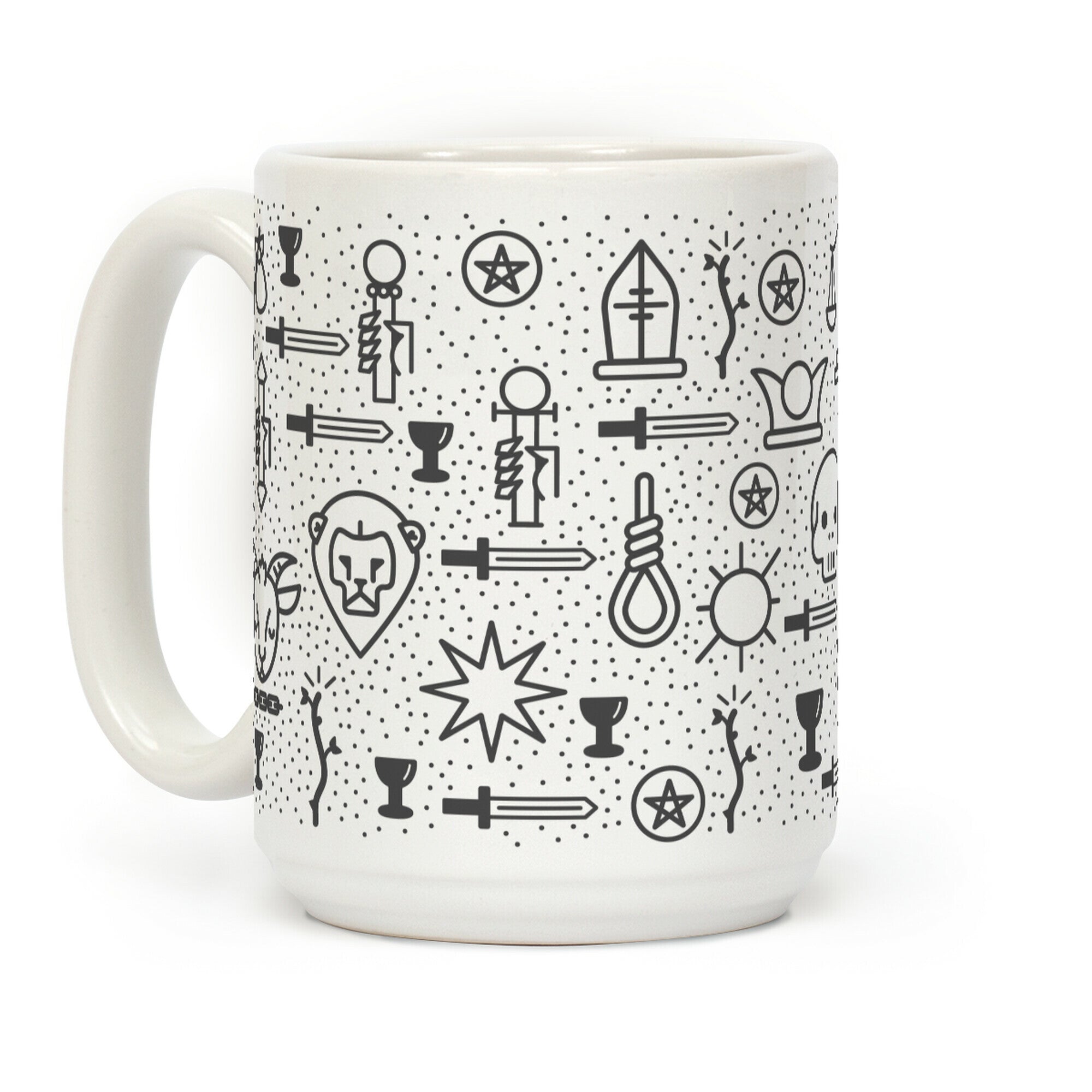 Tarot Card Pattern Coffee Mug