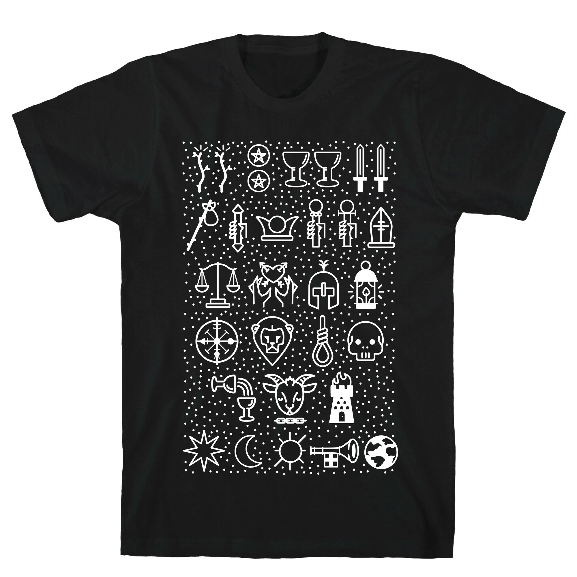 Tarot Card Icons T-Shirt