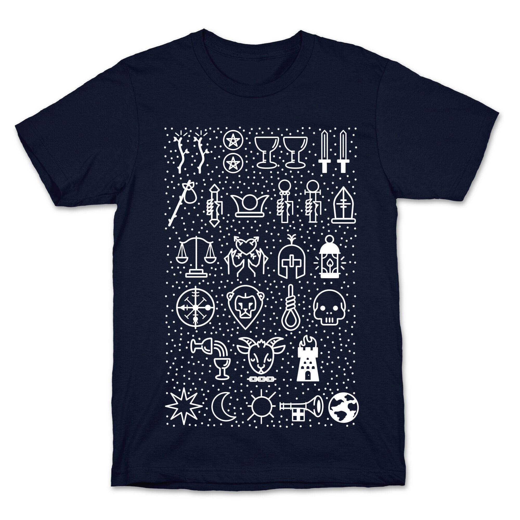Tarot Card Icons T-Shirt