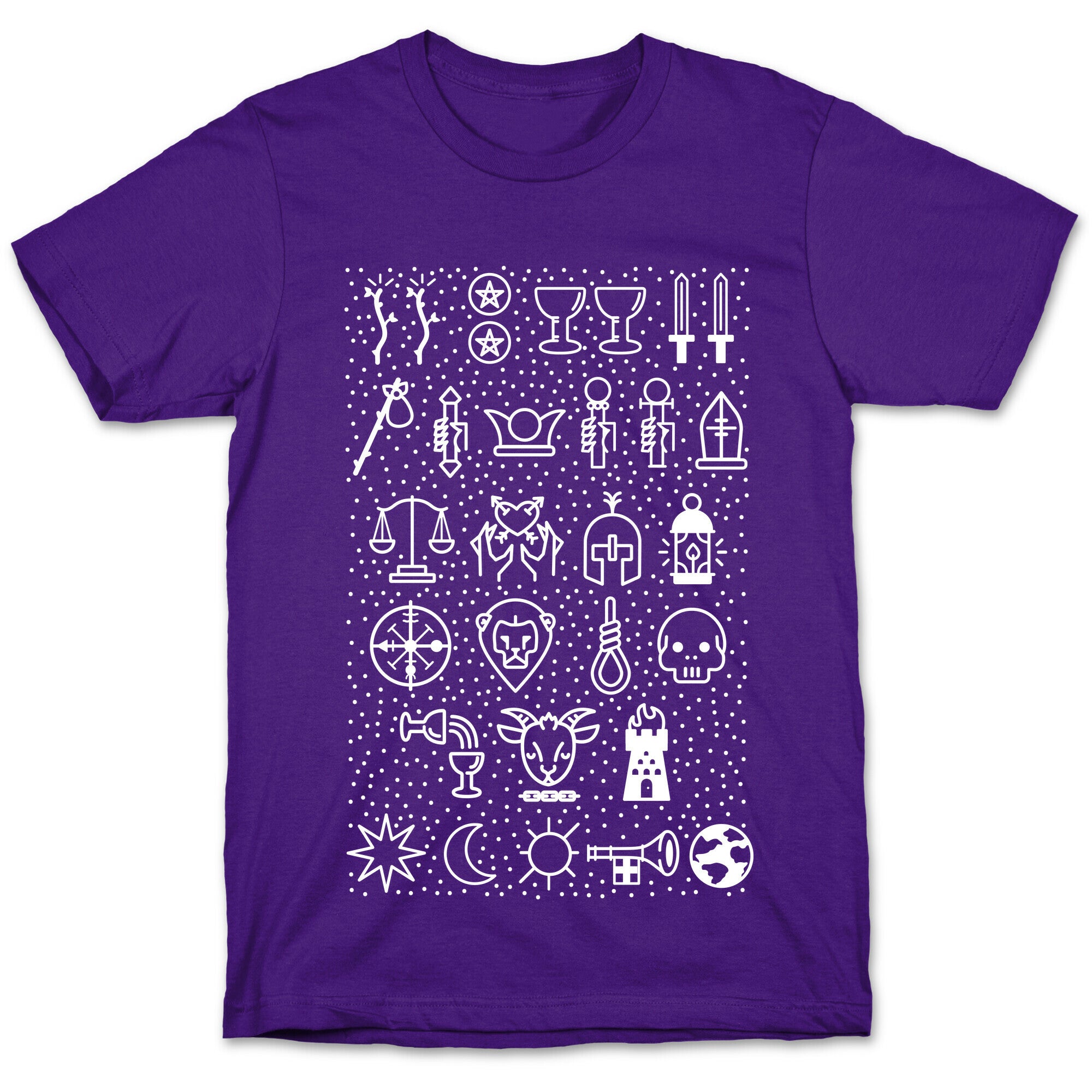 Tarot Card Icons T-Shirt