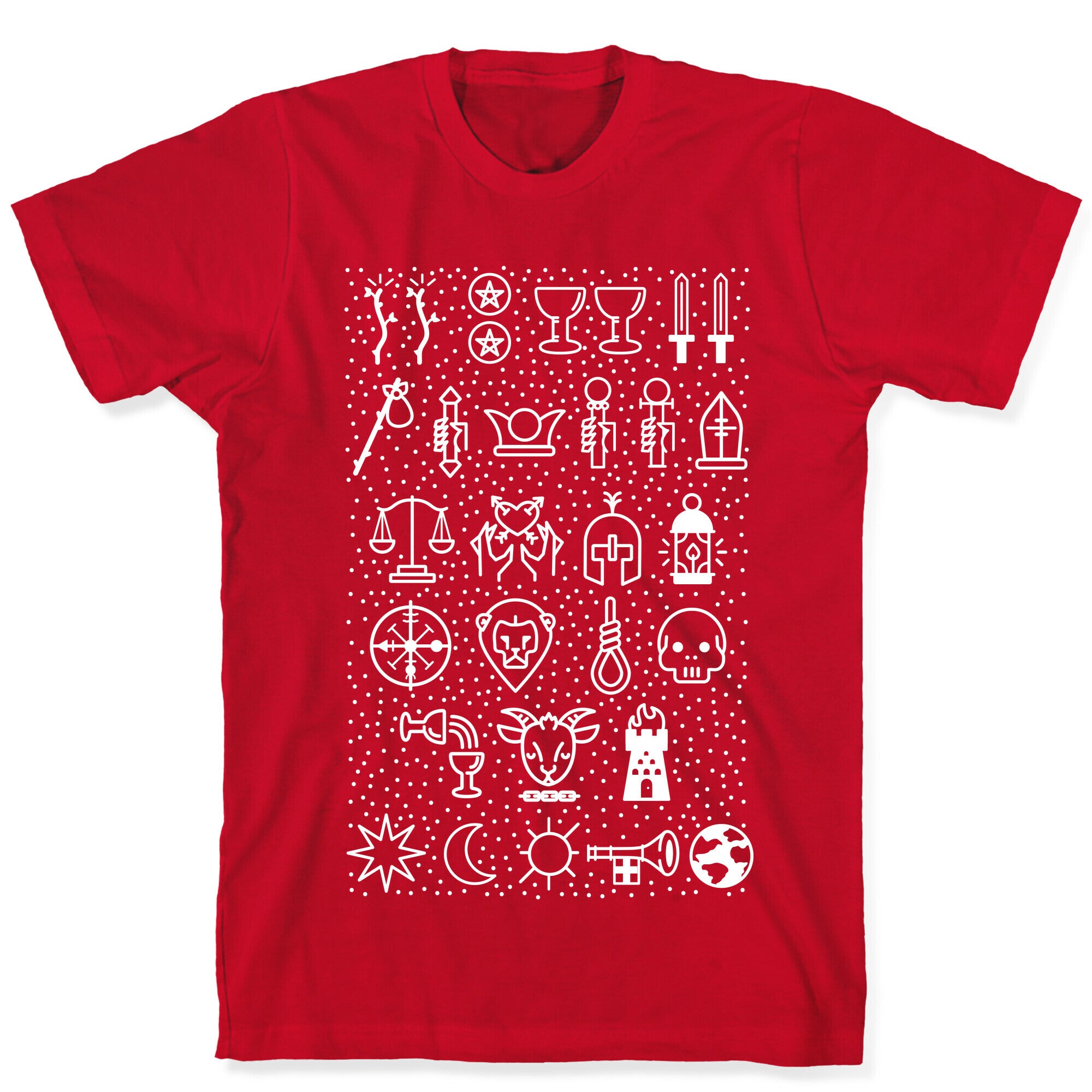 Tarot Card Icons T-Shirt