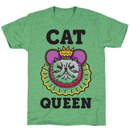 Cat Queen Unisex Triblend Tee