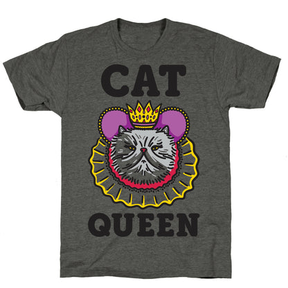 Cat Queen Unisex Triblend Tee
