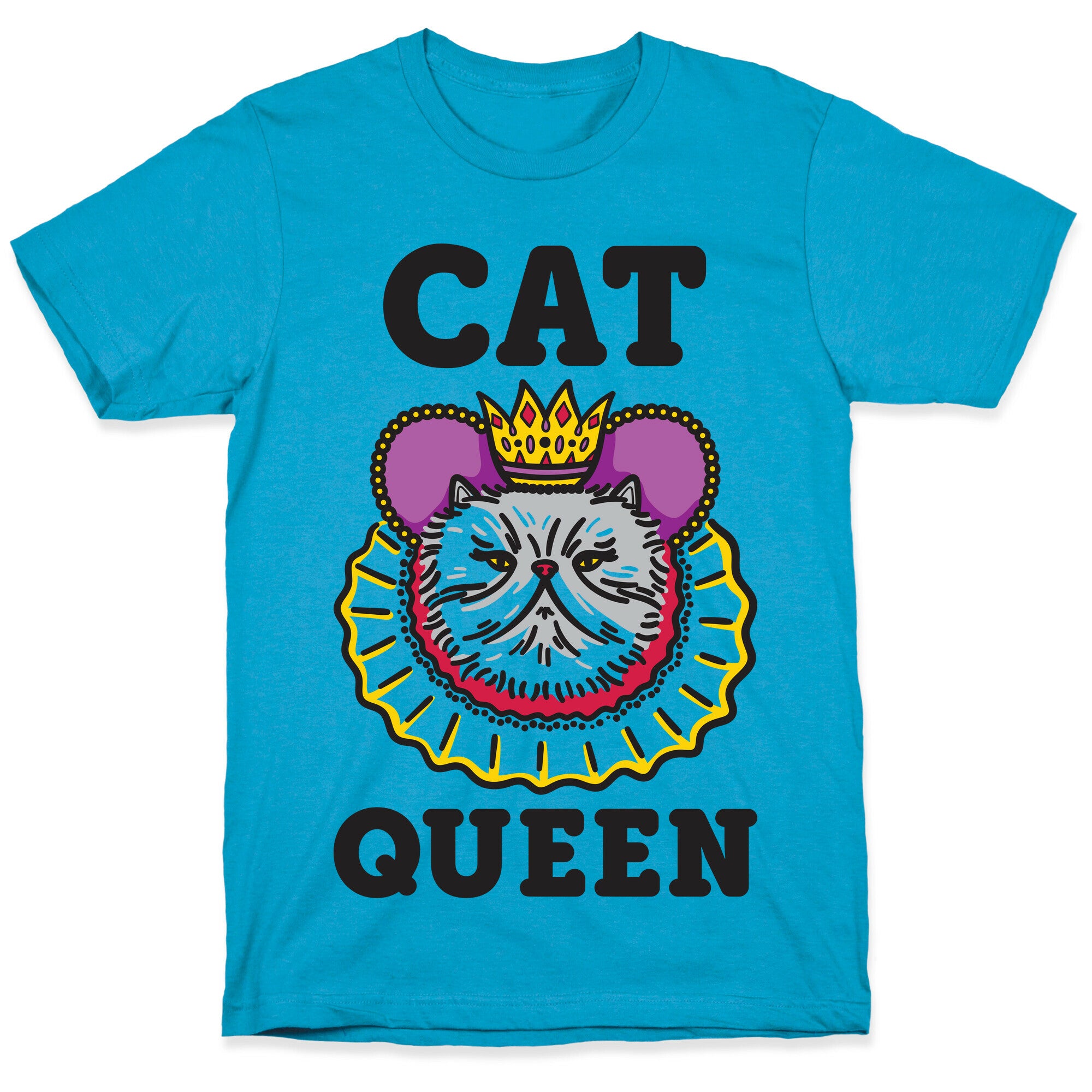Cat Queen Unisex Triblend Tee