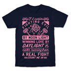 If It Involves Fighting Evil By Moon Light T-Shirt