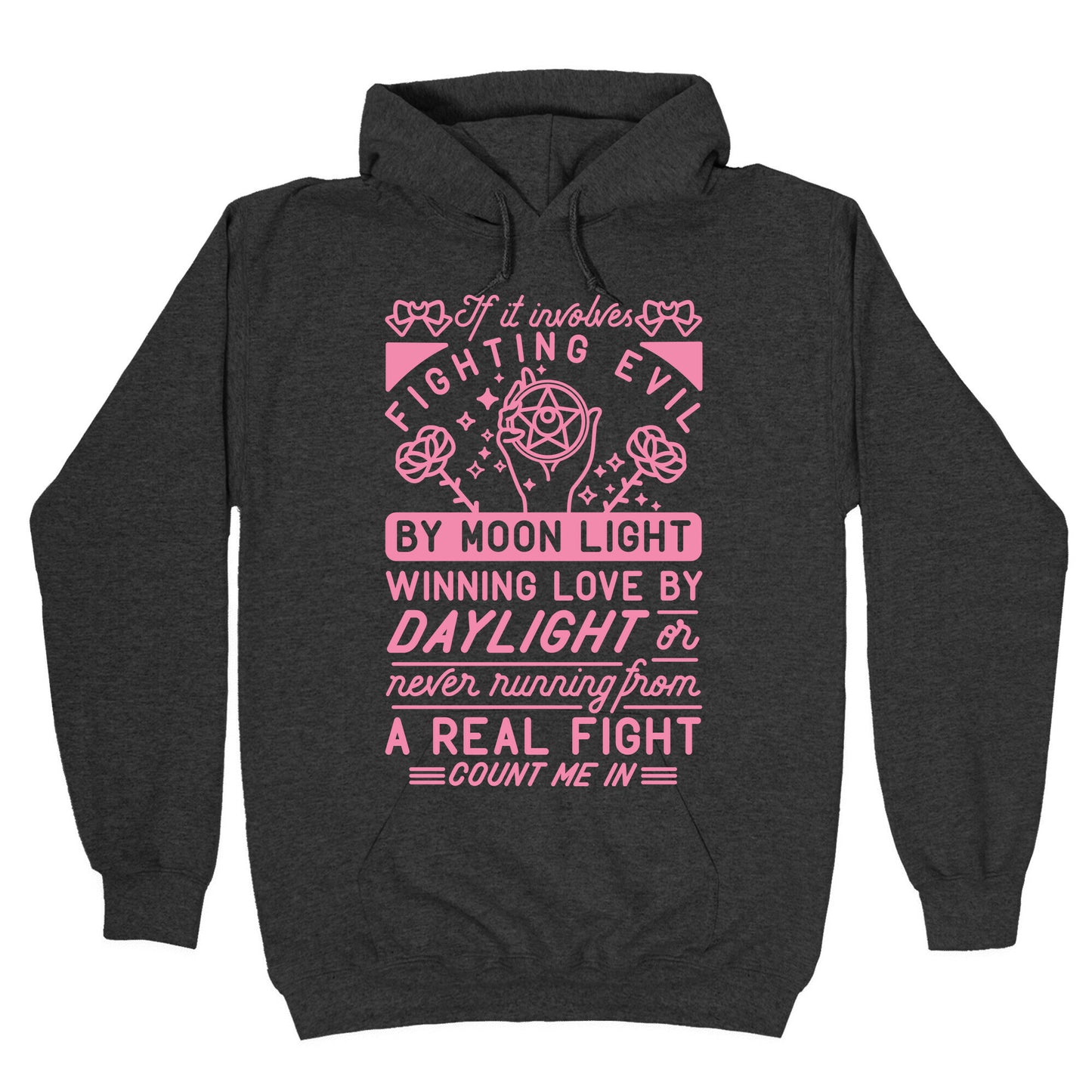 If It Involves Fighting Evil By Moon Light Hoodie