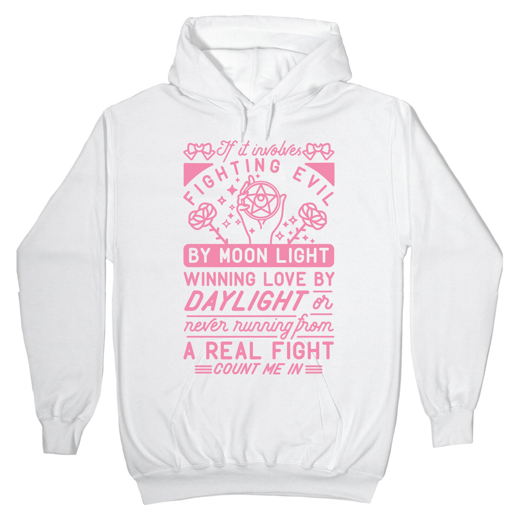 If It Involves Fighting Evil By Moon Light Hoodie