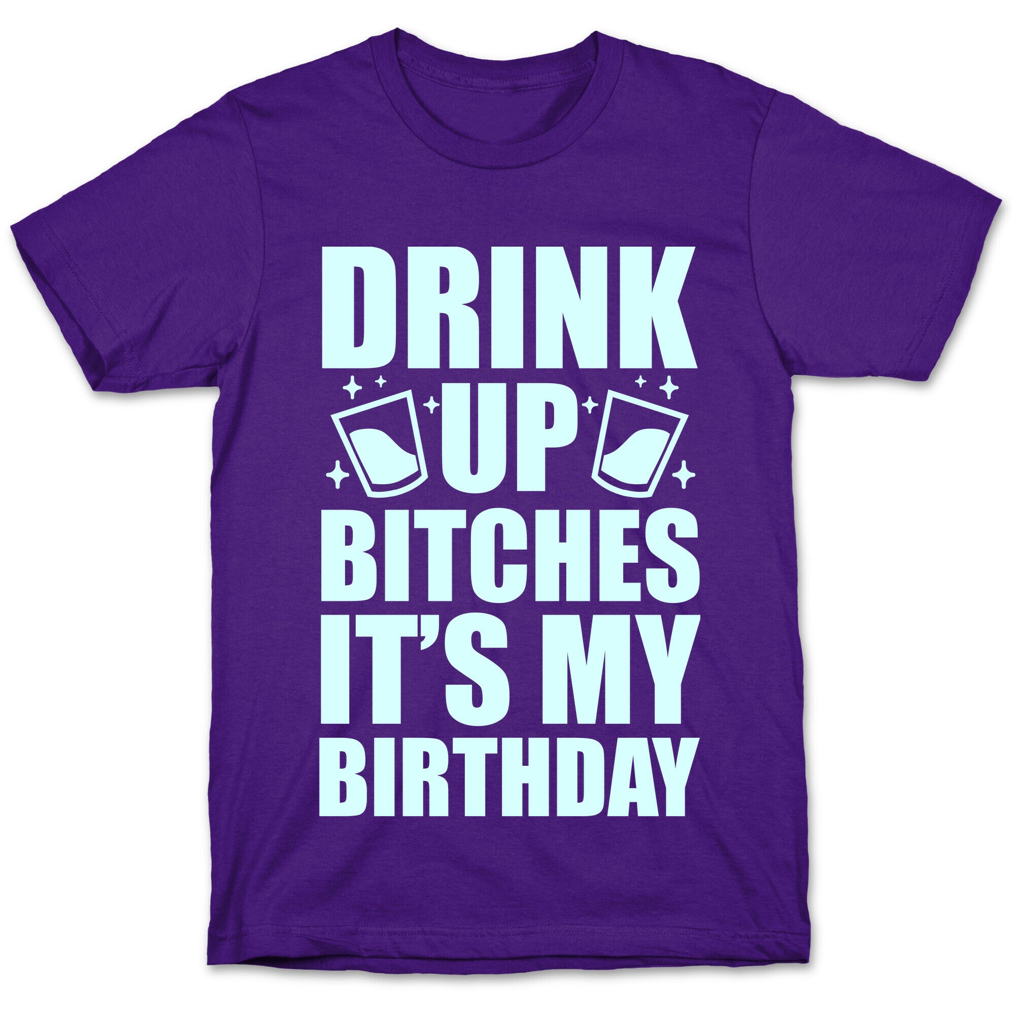 Drink Up Bitches It's My Birthday T-Shirt
