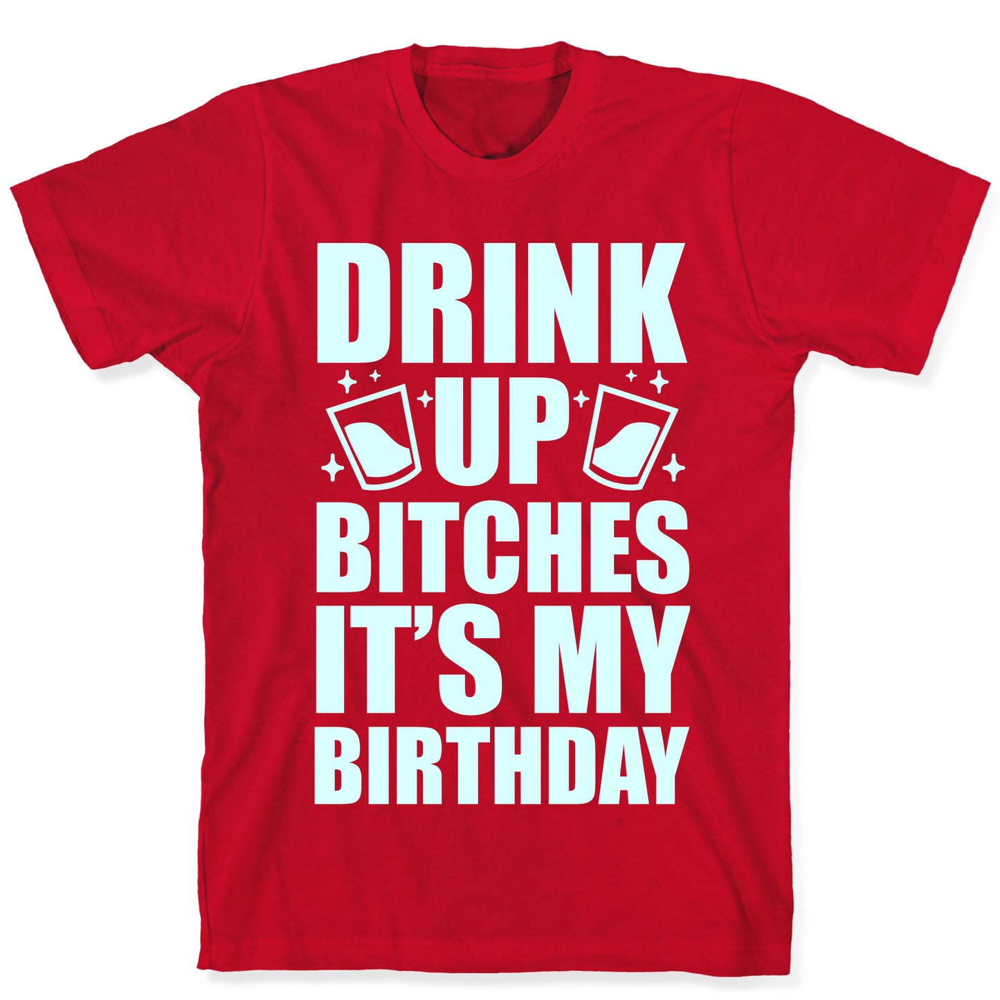 Drink Up Bitches It's My Birthday T-Shirt