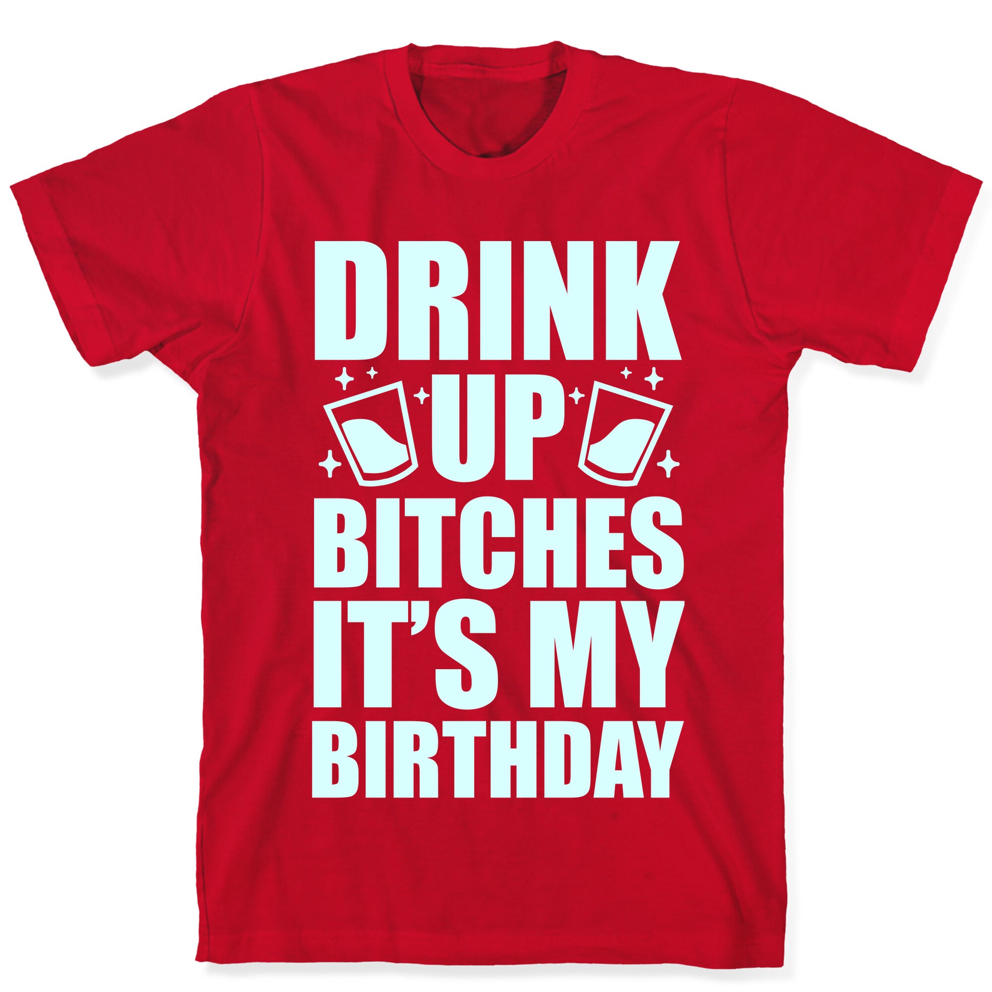 Drink Up Bitches It's My Birthday T-Shirt