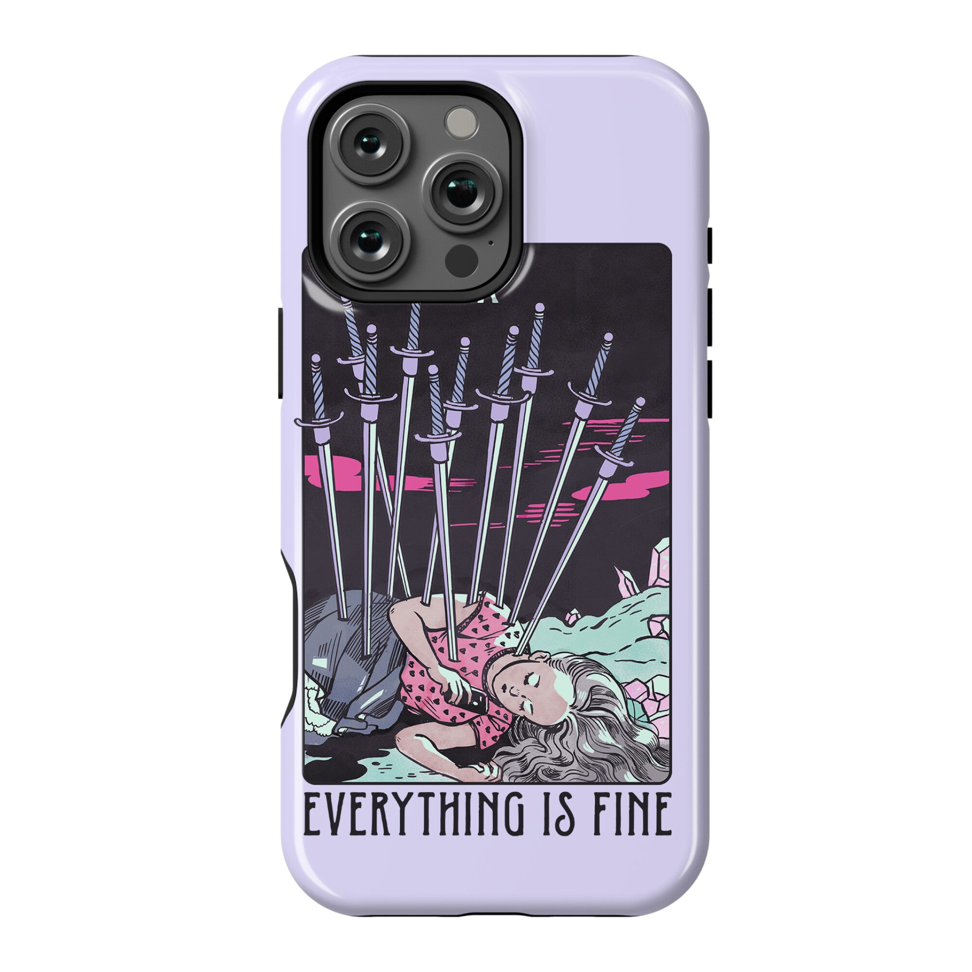 Ten Of Swords (Everything Is Fine) Phone Case