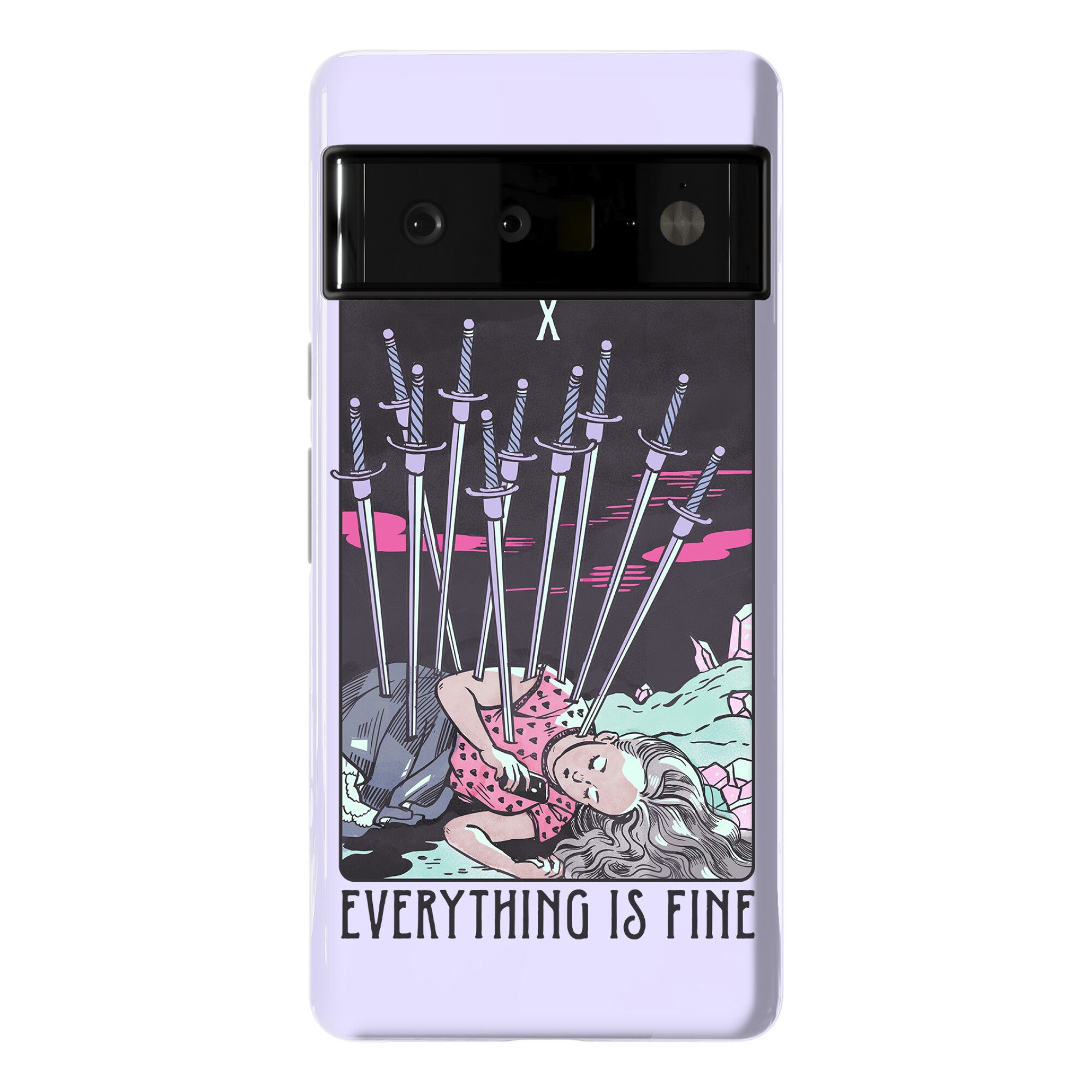 Ten Of Swords (Everything Is Fine) Phone Case