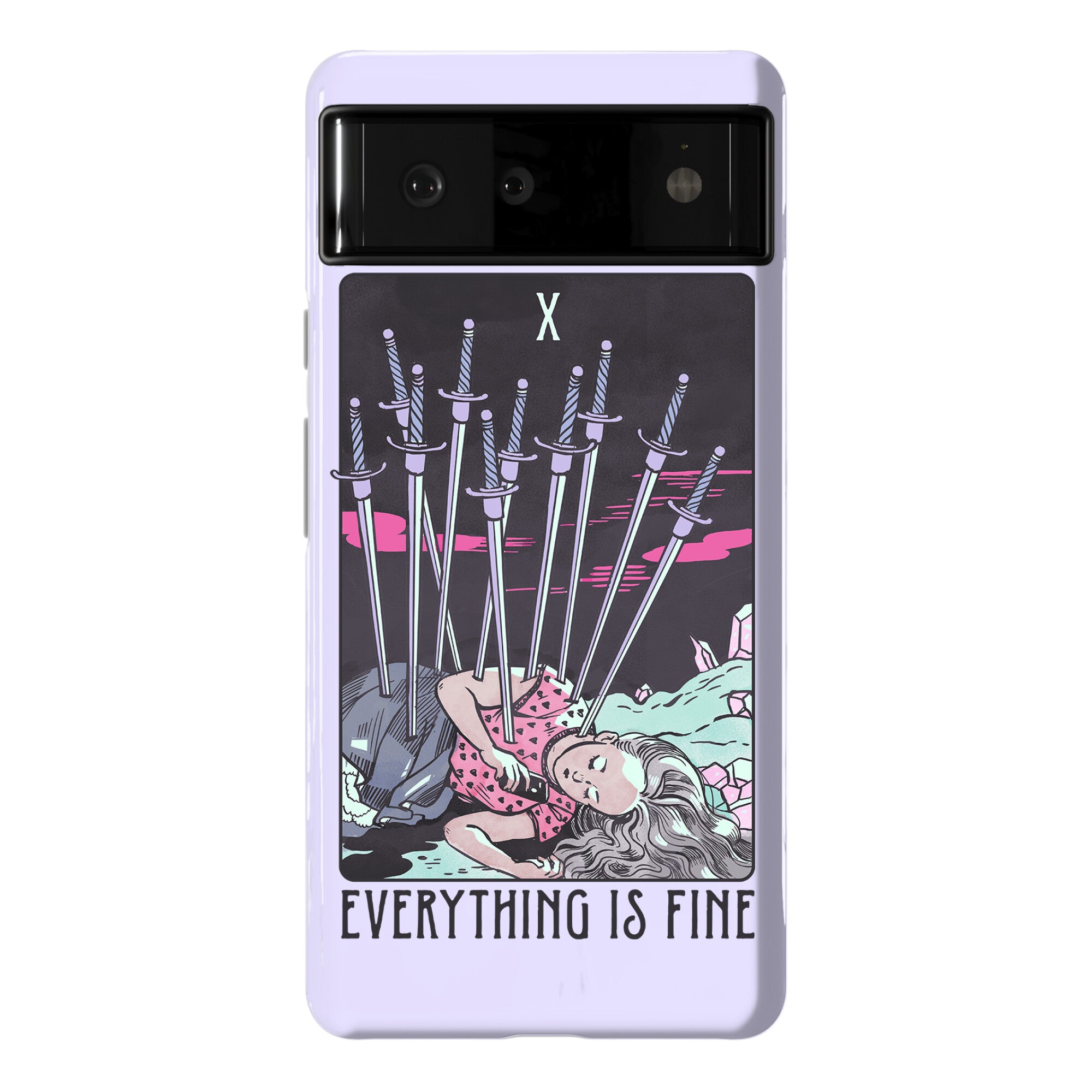 Ten Of Swords (Everything Is Fine) Phone Case