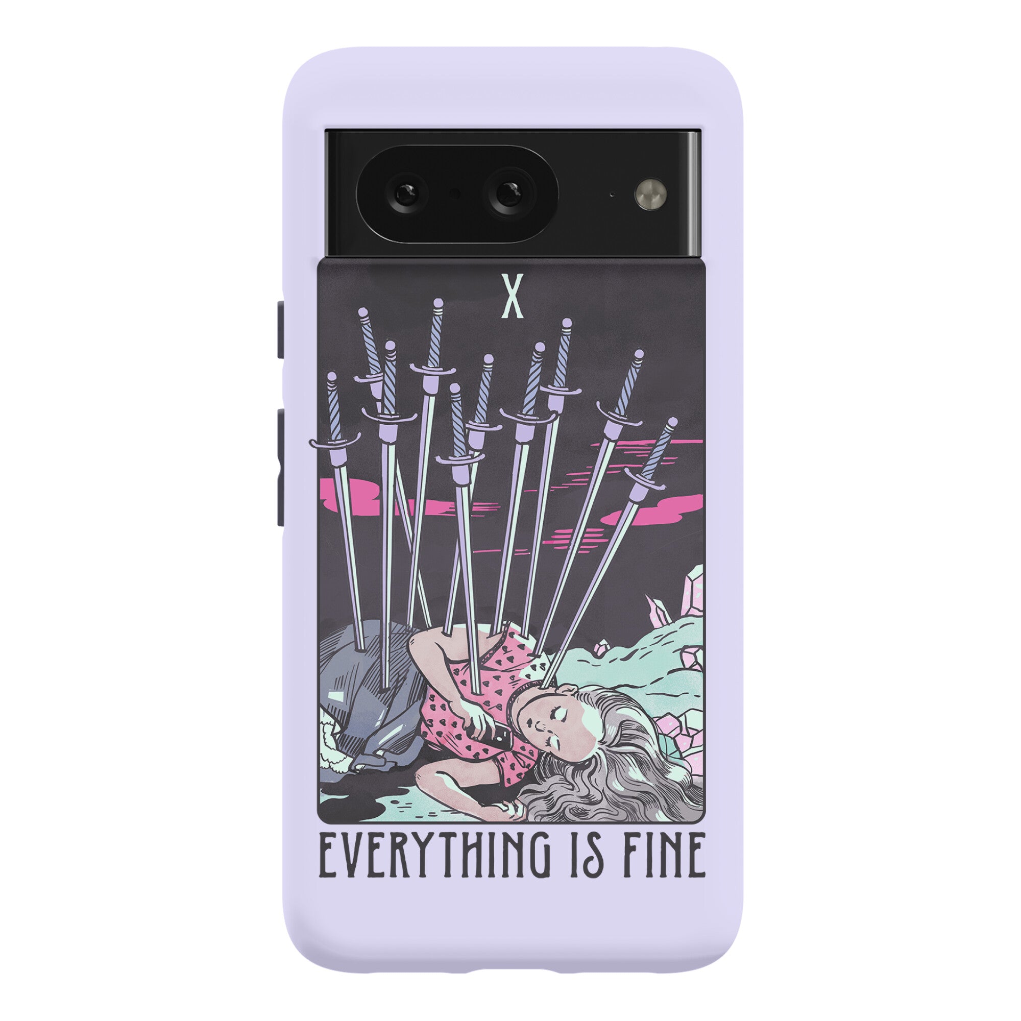 Ten Of Swords (Everything Is Fine) Phone Case