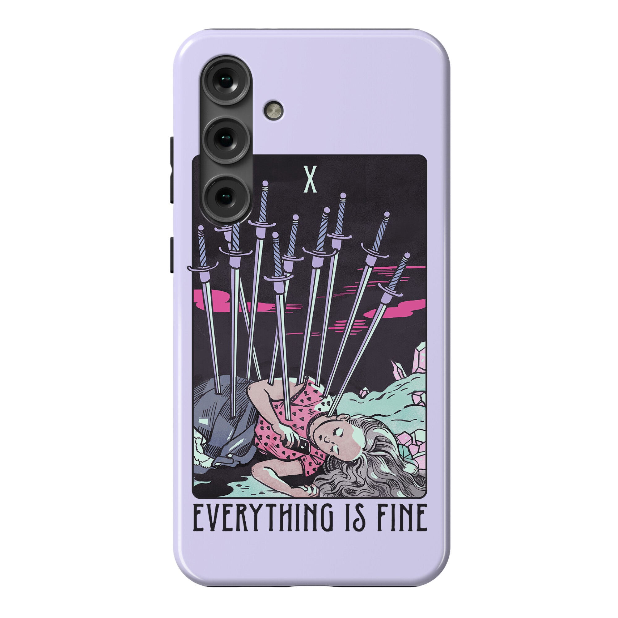 Ten Of Swords (Everything Is Fine) Phone Case