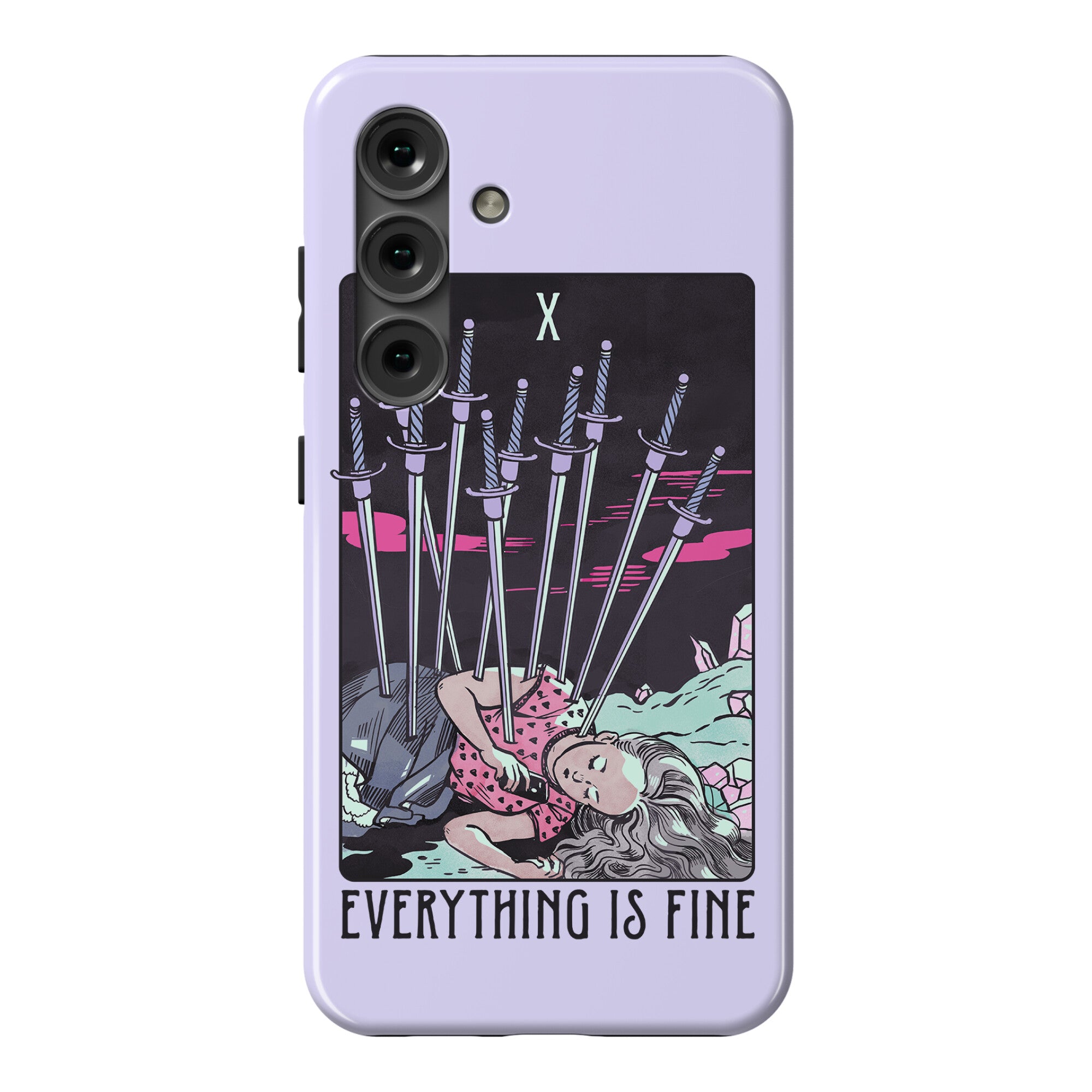 Ten Of Swords (Everything Is Fine) Phone Case