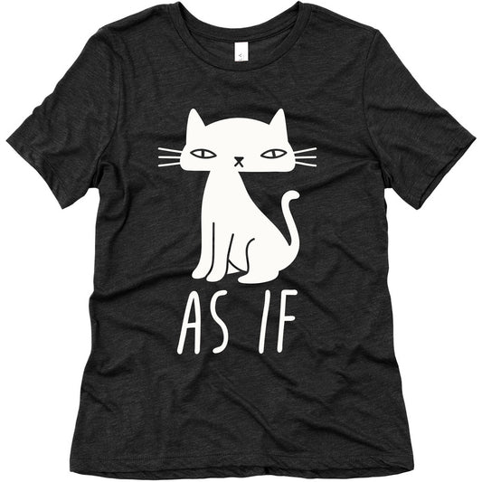 As If Cat  Women's Triblend Tee