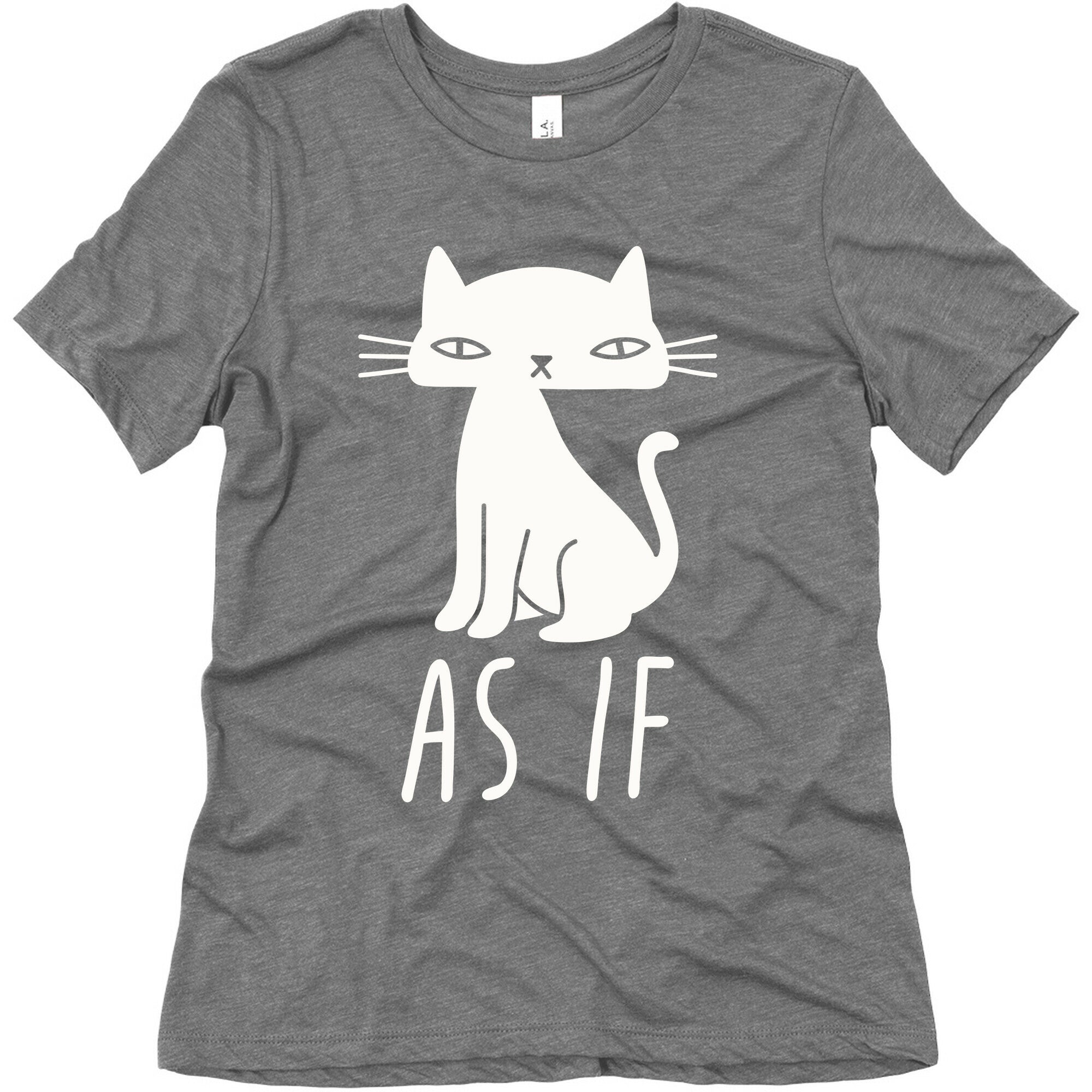 As If Cat  Women's Triblend Tee