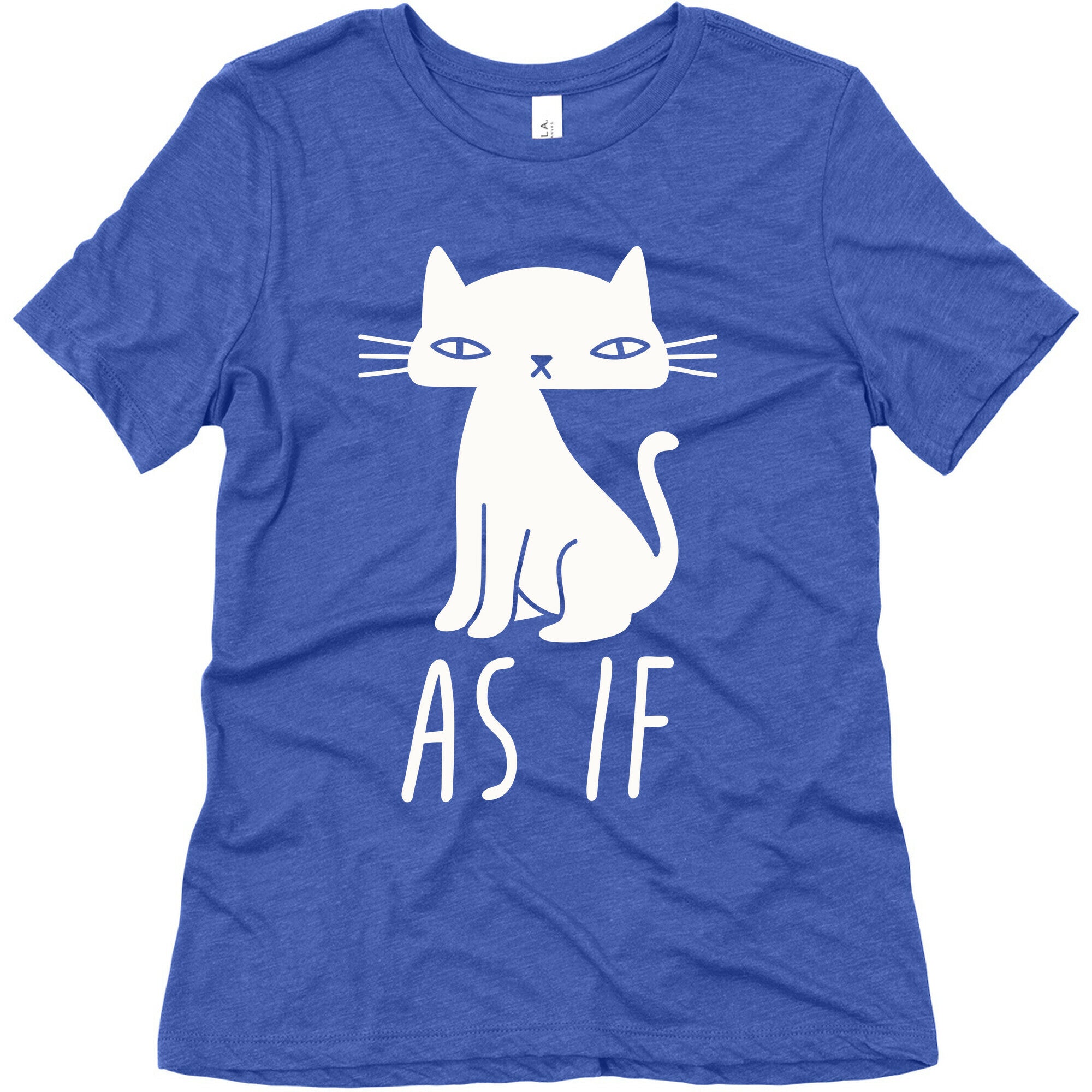 As If Cat  Women's Triblend Tee