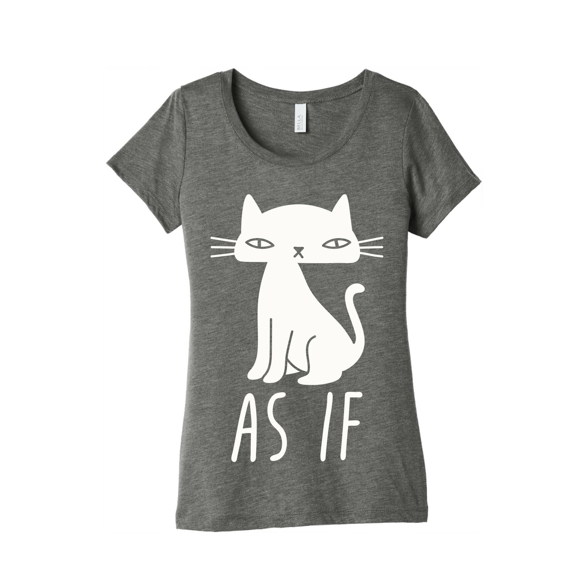 As If Cat  Women's Triblend Tee