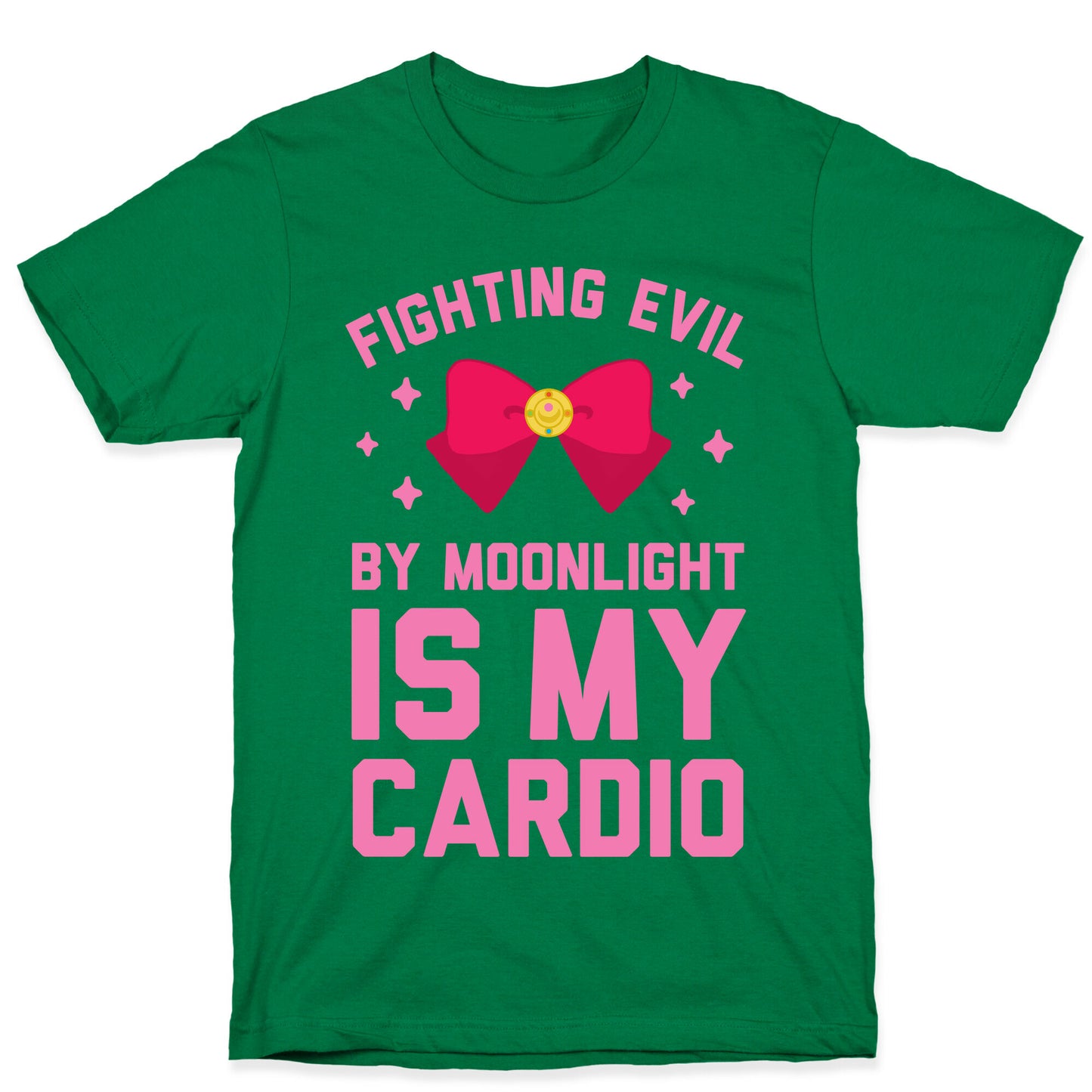 My Cardio is Fighting Evil by Moonlight T-Shirt