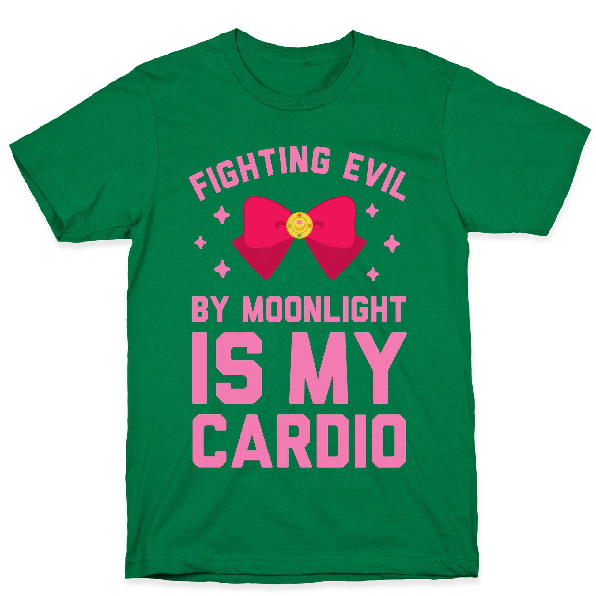 My Cardio is Fighting Evil by Moonlight T-Shirt