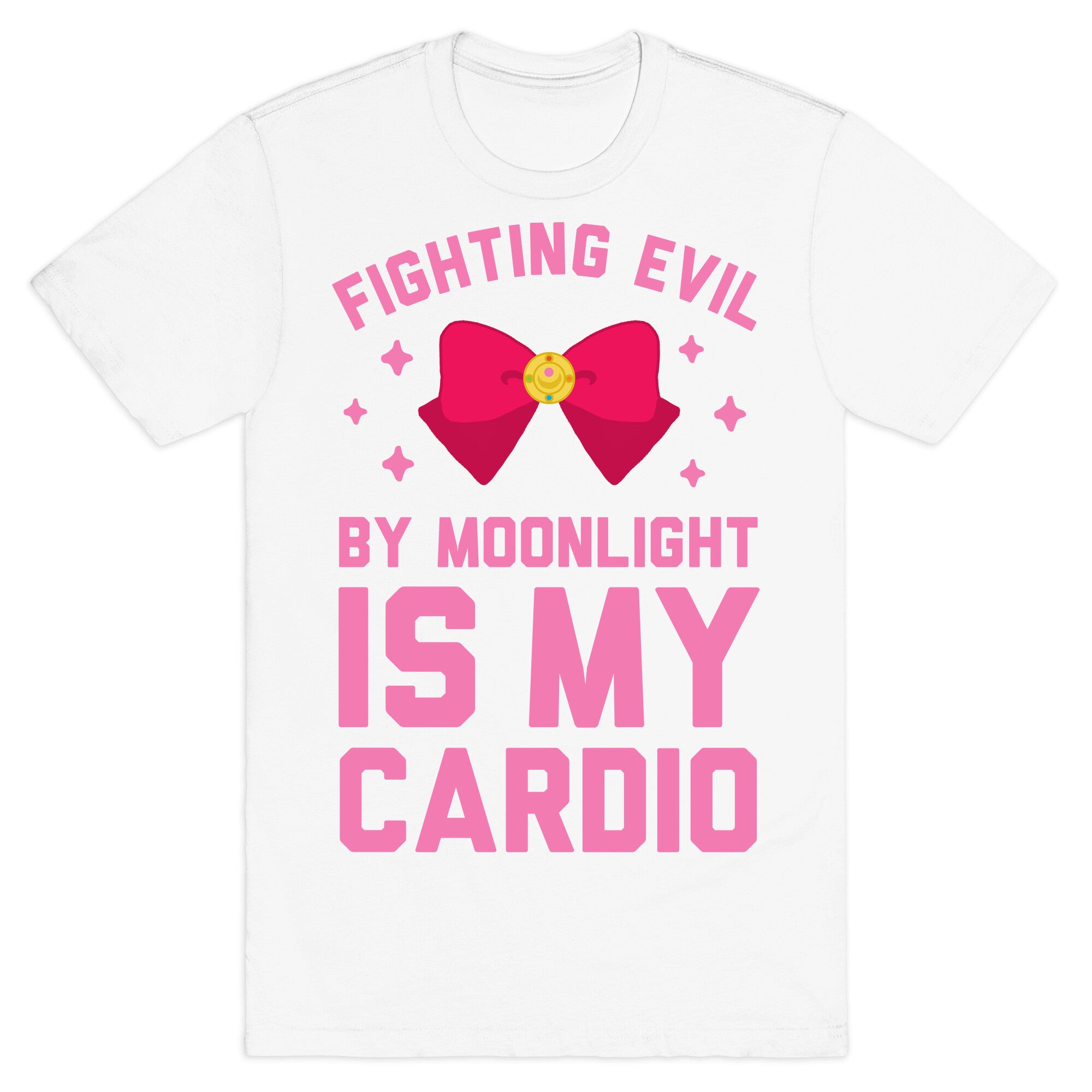 My Cardio is Fighting Evil by Moonlight T-Shirt