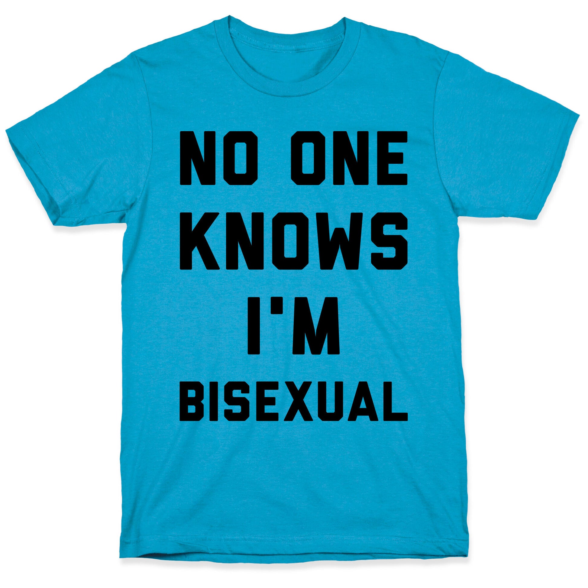 No One Knows I'm Bisexual Unisex Triblend Tee