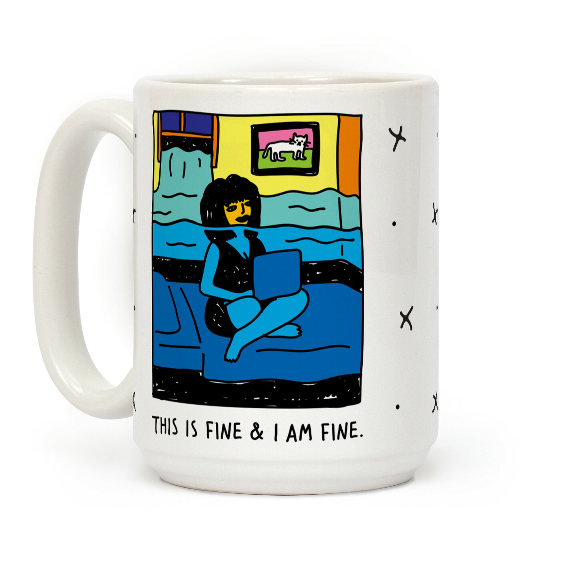 This Is Fine & I Am Fine Coffee Mug