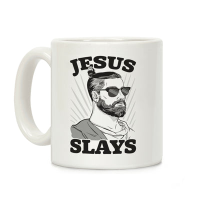 Jesus Slays Coffee Mug